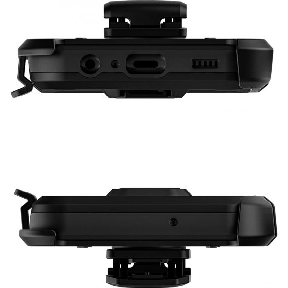 GHOSTEK Samsung Galaxy A02s Iron Armor 3 övre csatolható, ütésálló hátlap, tok, fekete