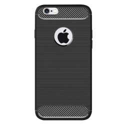   Simple Black Case iPhone 7/8/SE (2020) szilikon hátlap, tok, fekete
