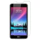 Forever LG K4 (2017) kijelzővédő edzett üvegfólia (tempered glass) 9H keménységű (nem teljes kijelzős 2D sík üvegfólia), átlátszó