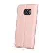 Smart Look Samsung Galaxy A6 Plus (2018) oldalra nyíló tok, rozé arany