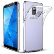   Samsung Galaxy A6 Plus (2018) Super Slim szilikon hátlap, tok, átlátszó