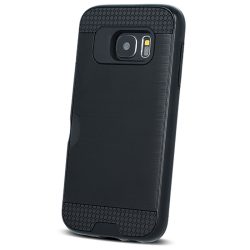   Defender Card Case Samsung Galaxy A6 Plus (2018) ütésálló hátlap, tok kártyatartóval, fekete