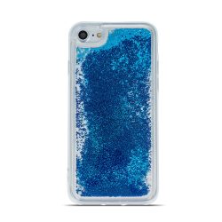 Liquid Pearl Samsung Galaxy A6 (2018) hátlap, tok, kék