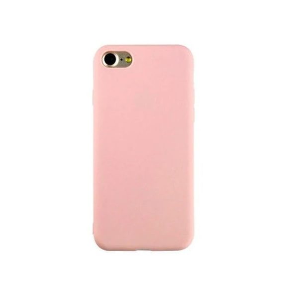 iPhone 7/8/SE (2020) Matt TPU szilikon hátlap, tok, rózsaszín