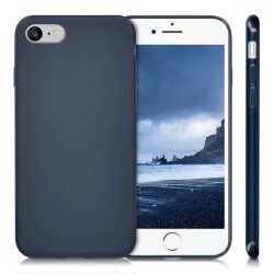 iPhone 6/6S Matt TPU szilikon tok, sötétkék