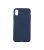 iPhone Xr Matt TPU szilikon hátlap, tok, sötétkék