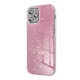 Glitter 3in1 Case iPhone X/Xs hátlap, tok, rózsaszín