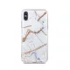 Marmur Case Samsung Galaxy S10e márvány mintás hátlap, tok, fehér