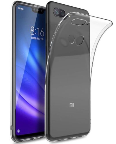 Xiaomi Mi 8 Lite Extra Slim 0.3mm szilikon hátlap, tok, átlátszó