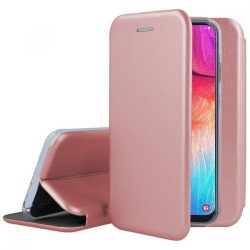 Smart Diva Xiaomi Mi 8 Lite oldalra nyíló tok, rozé arany