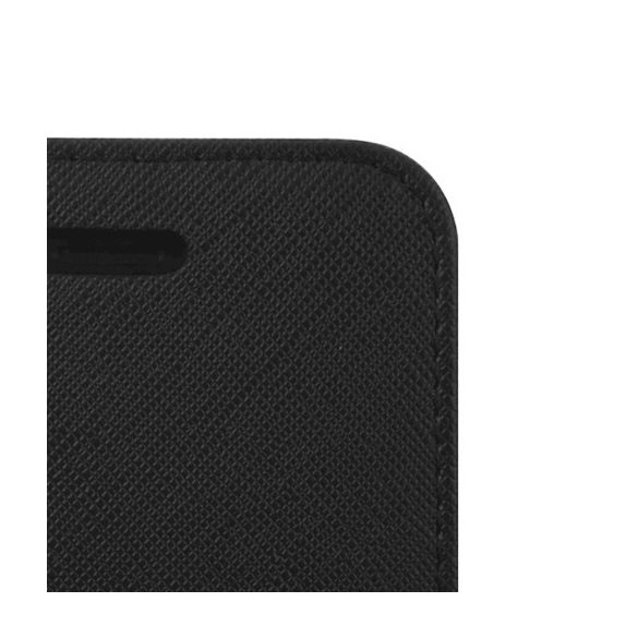 Smart Fancy Samsung Galaxy A40 oldalra nyíló tok, fekete