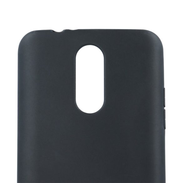 Samsung Galaxy A40 Matt TPU szilikon hátlap, tok, fekete