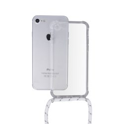   Neck Strap Samsung Galaxy S10e nyakbaakasztós (fehér) szilikon hátlap, tok, átlátszó