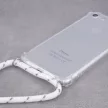 Neck Strap Samsung Galaxy S10e nyakbaakasztós (fehér) szilikon hátlap, tok, átlátszó