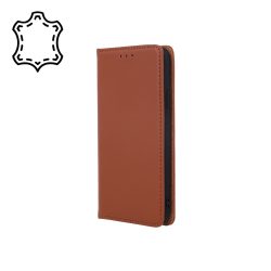   Genuine Leather Smart Pro Samsung Galaxy A50/A30s/A50s eredeti bőr oldalra nyíló tok, barna