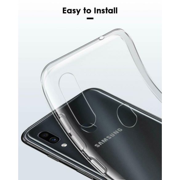 Samsung Galaxy A20e Slim case 1mm szilikon hátlap, tok, átlátszó