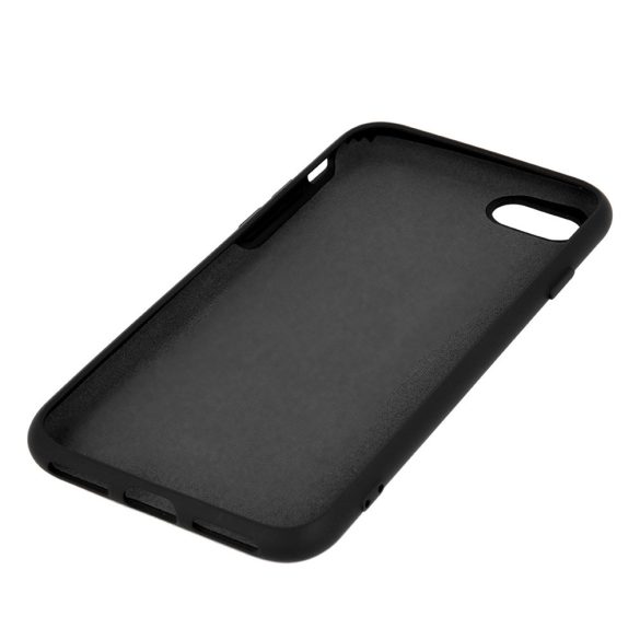 Silicone Case iPhone 6/6S szilikon hátlap, tok, fekete