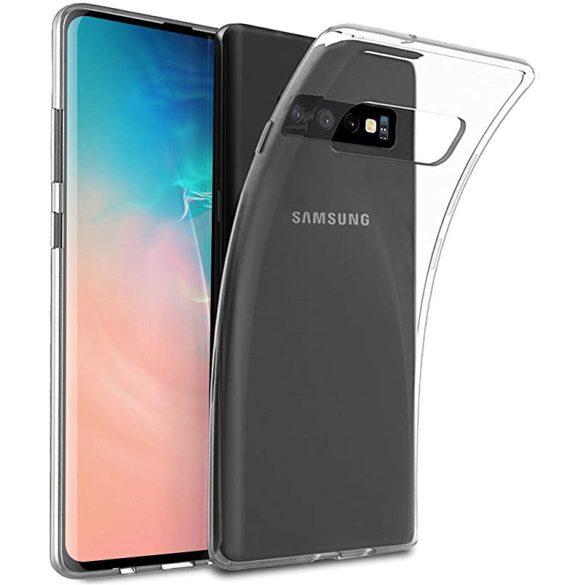 Samsung Galaxy S10 1.8mm szilikon hátlap, tok, átlátszó