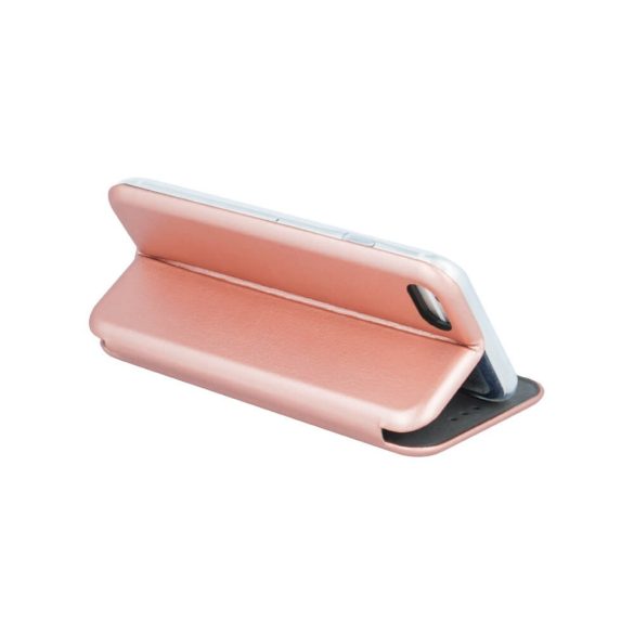 Smart Diva Xiaomi Redmi 7A Pro oldalra nyíló tok, rozé arany