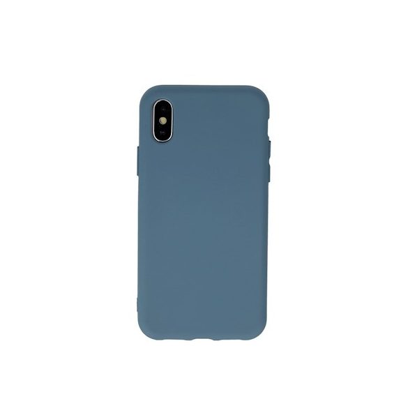 Silicone Case iPhone 7/8/SE (2020) szilikon hátlap, tok, szürkéskék