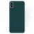 iPhone X/Xs Matt TPU szilikon hátlap, tok, sötétzöld