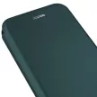Smart Diva Samsung Galaxy S20 Ultra/S20 Ultra 5G oldalra nyíló tok, sötétzöld