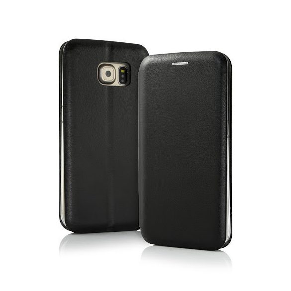 Smart Diva Samsung Galaxy Note 10 Lite/A81 oldalra nyíló tok, fekete