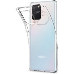   Samsung Galaxy S10 Lite/A91 1.8mm szilikon hátlap, tok, átlátszó
