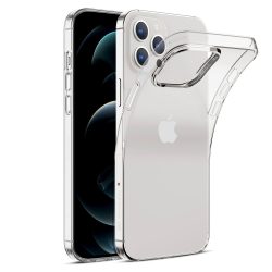   iPhone 12 Pro Max Slim case 1mm szilikon hátlap, tok, átlátszó