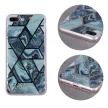 Geometric Marmur Case iPhone 12 Pro Max hátlap, tok, sötétkék