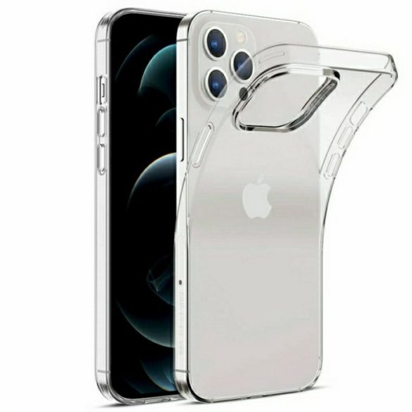 iPhone 12 Mini 2mm szilikon hátlap, tok, átlátszó