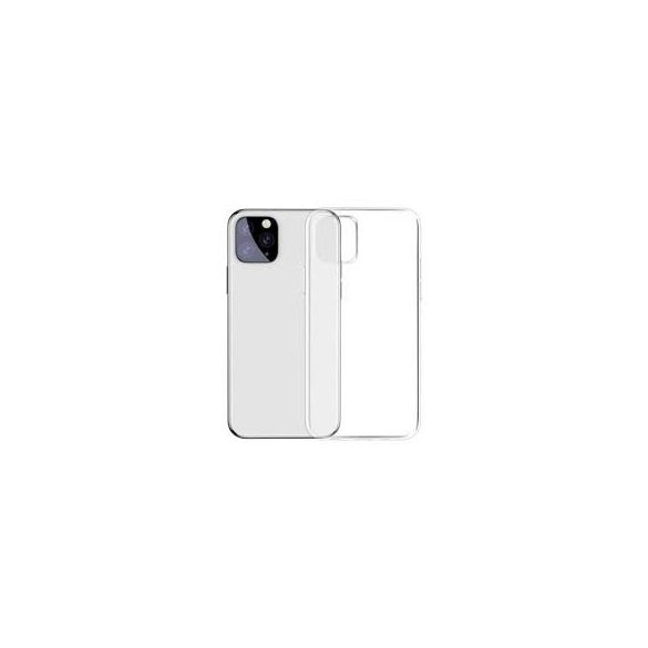 iPhone 12/12 Pro 1.8mm szilikon, hátlap, tok, átlátszó