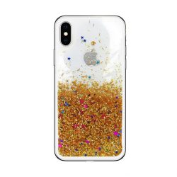 Liquid Sparkle iPhone 7/8/SE (2020) hátlap, tok, arany