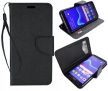 Smart Fancy Samsung Galaxy A42 5G oldalra nyíló tok, fekete