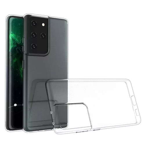 Samsung Galaxy S21 Ultra Slim case 1mm szilikon hátlap, tok, átlátszó