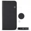 Smart Magnet Samsung Galaxy S21 Ultra oldalra nyíló tok, fekete