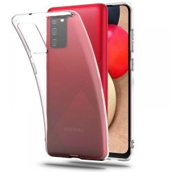   Samsung Galaxy A02s Slim case 1 mm szilikon hátlap, tok, átlátszó
