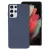 Silicone Case Samsung Galaxy S21 Plus szilikon hátlap, tok, sötét kék