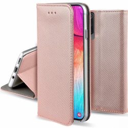   Smart Magnet Samsung Galaxy A52 4G/5G oldalra nyíló tok, rozé arany