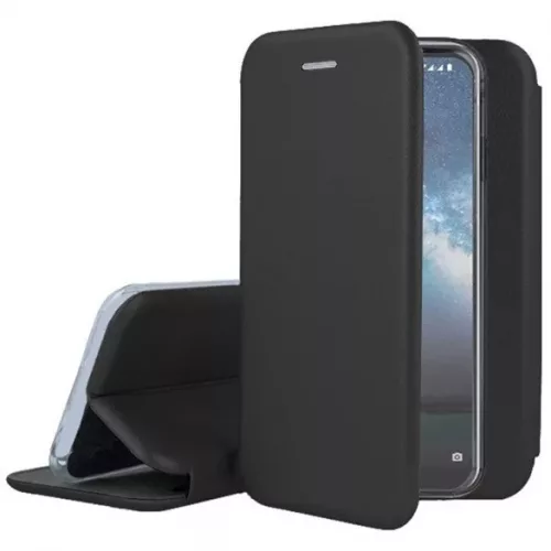 Smart Diva LG K42 oldalra nyíló tok, fekete