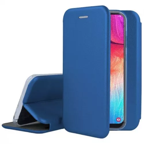 Smart Diva LG K42 oldalra nyíló tok, sötétkék