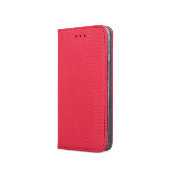 Smart Magnet Xiaomi Redmi Note 10/Note 10S oldalra nyíló tok, piros
