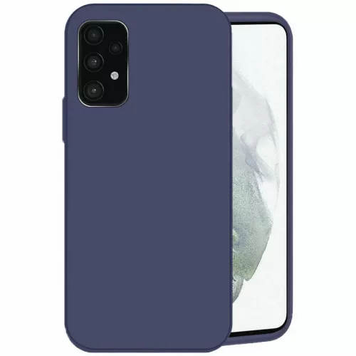 Silicone Case Samsung Galaxy A52 4G/A52 5G/A52s 5G hátlap, tok, sötétkék