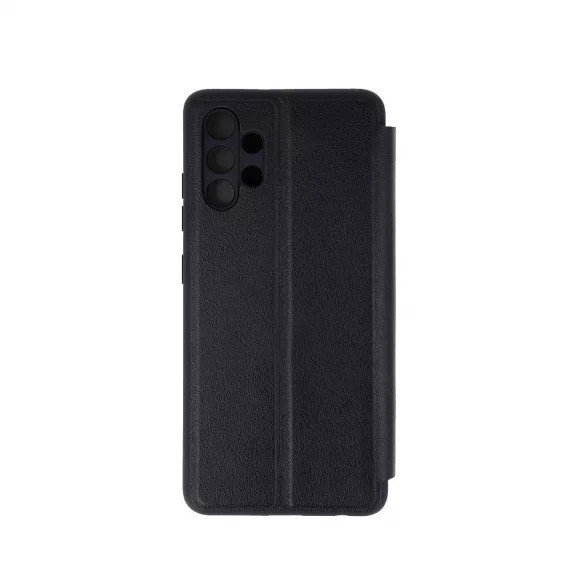 Eco Leather View Case 2 Xiaomi Redmi 9C oldalra nyíló tok, fekete