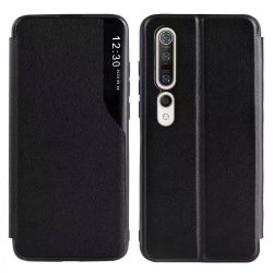   Eco Leather View Case 2 Samsung Galaxy A72 4G/5G oldalra nyíló tok, fekete