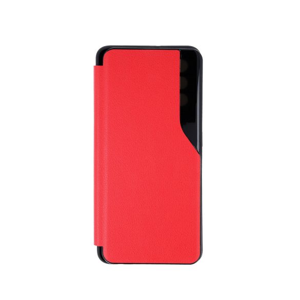 Eco Leather View Case 2 Samsung Galaxy A72/A72 5G oldalra nyíló tok piros
