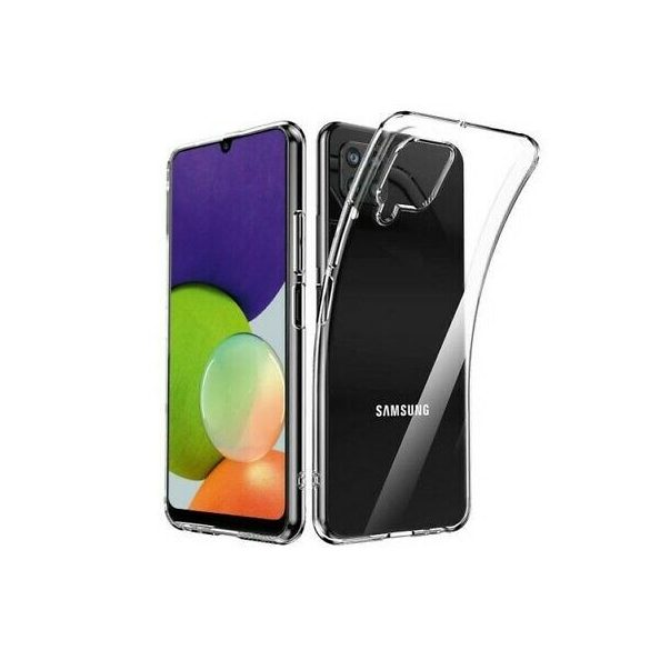Samsung Galaxy A22 5G Slim case 1mm szilikon hátlap, tok, átlátszó