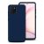 Silicone case Samsung Galaxy A22 4G hátlap, tok, sötétkék