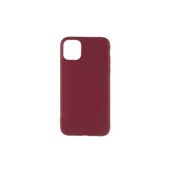 Silicone case iPhone 13 Pro hátlap, tok, bordó