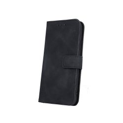 Smart Velvet Samsung Galaxy S21 oldalra nyíló tok, fekete
